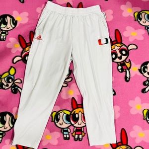 Adidas Sweatpants University of Miami